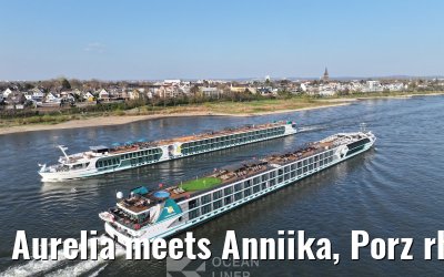 Aurelia meets Anniika, Porz rhine 28.03.2025