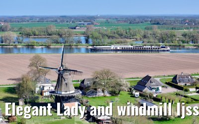 Elegant Lady and windmill Ijssel 04.04.2025