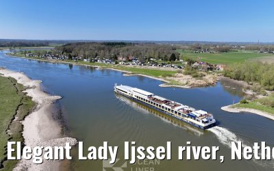 Elegant Lady Ijssel river, Netherlands 04.04.2025