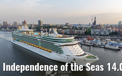 Independence of the Seas 14.08.2025 Hamburg arrival