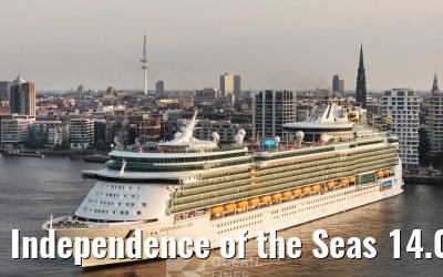 Independence of the Seas 14.08.2025 Hamburg arrival