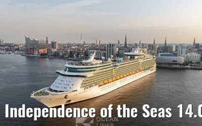 Independence of the Seas 14.08.2025 Hamburg arrival