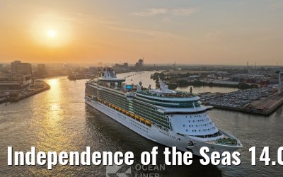 Independence of the Seas 14.08.2025 Hamburg arrival