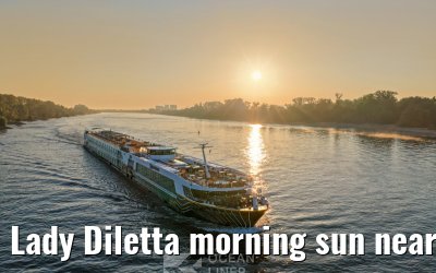 Lady Diletta morning sun near Gernsheim