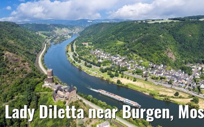 Lady Diletta near Burgen, Mosel 11.06.2025