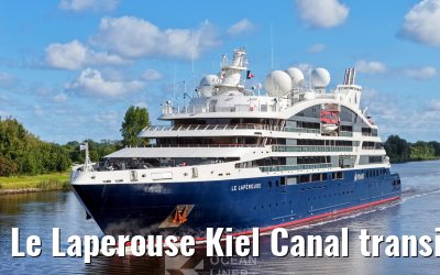 Le Laperouse Kiel Canal transit 23.08.2025