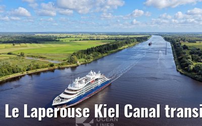 Le Laperouse Kiel Canal transit 23.08.2025