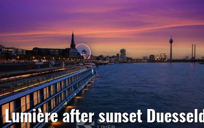 Lumière after sunset Duesseldorf 30.10.2025