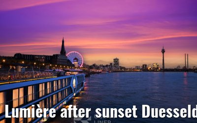 Lumière after sunset Duesseldorf 30.10.2025