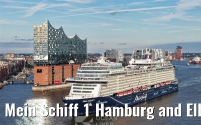 Mein Schiff 1 Hamburg and Elbphilharmonie 25.08.2025