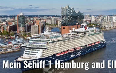 Mein Schiff 1 Hamburg and Elbphilharmonie 25.08.2025