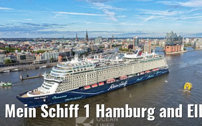 Mein Schiff 1 Hamburg and Elbphilharmonie 25.08.2025