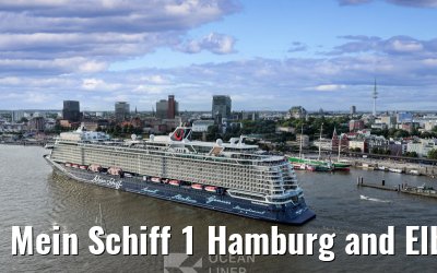 Mein Schiff 1 Hamburg and Elbphilharmonie 25.08.2025