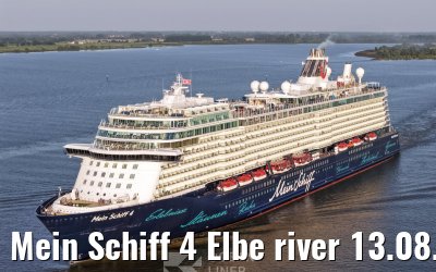 Mein Schiff 4 Elbe river 13.08.2025