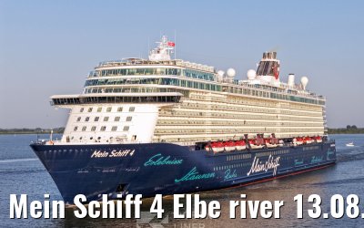 Mein Schiff 4 Elbe river 13.08.2025