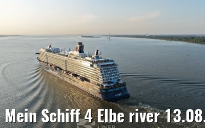 Mein Schiff 4 Elbe river 13.08.2025