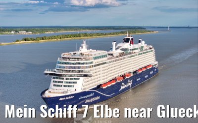 Mein Schiff 7 Elbe near Glueckstadt 07.05.2025