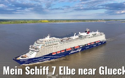 Mein Schiff 7 Elbe near Glueckstadt 07.05.2025