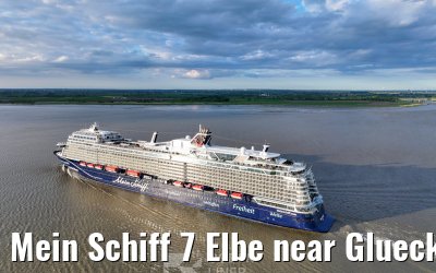 Mein Schiff 7 Elbe near Glueckstadt 07.05.2025