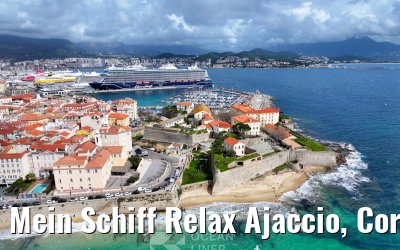 Mein Schiff Relax Ajaccio, Corsica 11.03.2025