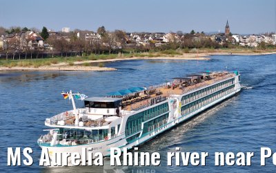 MS Aurelia Rhine river near Porz 28.03.2025