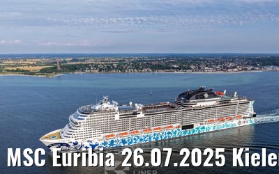 MSC Euribia 26.07.2025 Kieler Foerde