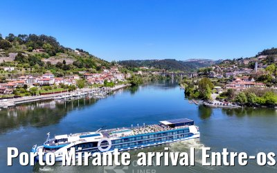 Porto Mirante arrival Entre-os-Rios 23.04.2025