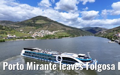 Porto Mirante leaves Folgosa Douro river 22.04.2025