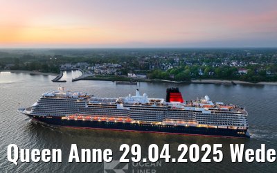 Queen Anne 29.04.2025 Wedel after sunset