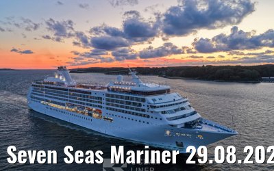 Seven Seas Mariner 29.08.2025 Kiel arrival