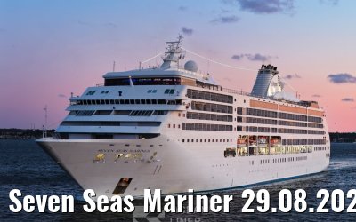 Seven Seas Mariner 29.08.2025 Kiel arrival