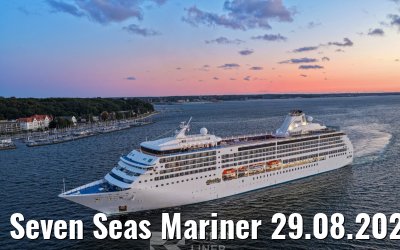 Seven Seas Mariner 29.08.2025 Kiel arrival