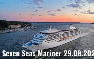 Seven Seas Mariner 29.08.2025 Kiel arrival