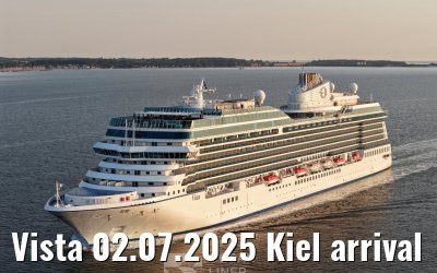 Vista 02.07.2025 Kiel arrival