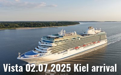 Vista 02.07.2025 Kiel arrival