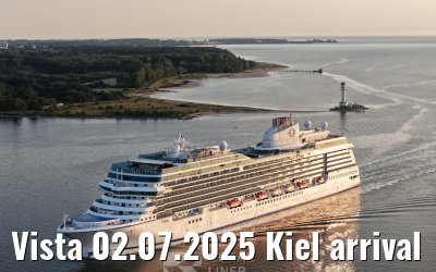 Vista 02.07.2025 Kiel arrival