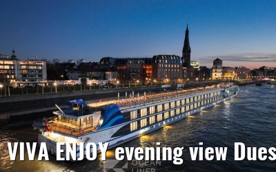 VIVA ENJOY evening view Duesseldorf 13.01.2025