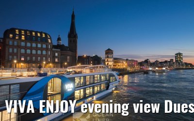 VIVA ENJOY evening view Duesseldorf 13.01.2025