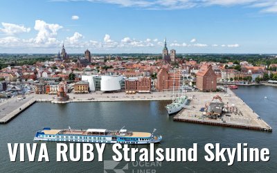 VIVA RUBY Stralsund Skyline 10.07.2025
