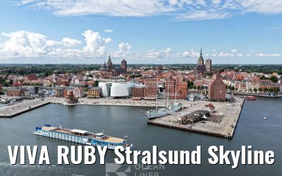 VIVA RUBY Stralsund Skyline 10.07.2025