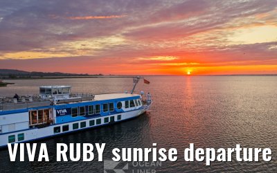 VIVA RUBY sunrise departure Vitte, Hiddensee 10.07.2025