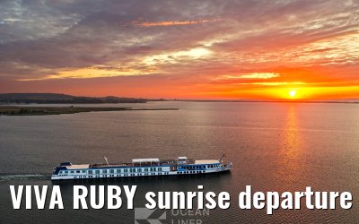 VIVA RUBY sunrise departure Vitte, Hiddensee 10.07.2025