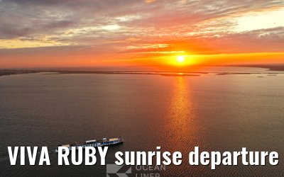 VIVA RUBY sunrise departure Vitte, Hiddensee 10.07.2025