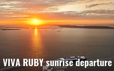 VIVA RUBY sunrise departure Vitte, Hiddensee 10.07.2025