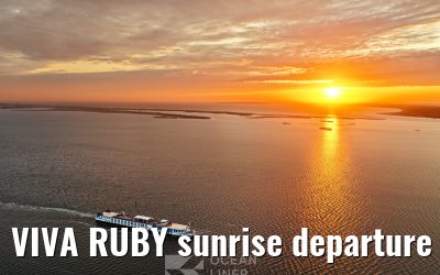 VIVA RUBY sunrise departure Vitte, Hiddensee 10.07.2025