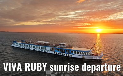 VIVA RUBY sunrise departure Vitte, Hiddensee 10.07.2025
