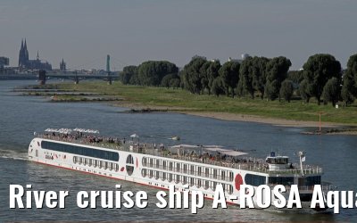 River cruise ship A-ROSA Aqua - 20th August 2011 near Cologne