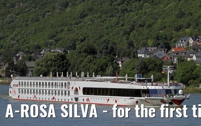 A-ROSA SILVA - for the first time on the river Rhine - July 08, 2012