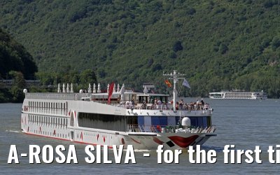 A-ROSA SILVA - for the first time on the river Rhine - July 08, 2012