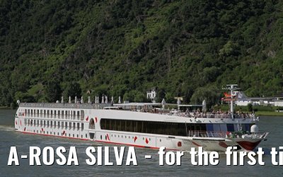 A-ROSA SILVA - for the first time on the river Rhine - July 08, 2012